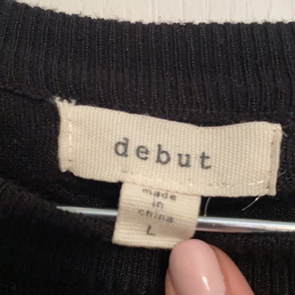 Debut Black Knot Sweater - Picture 3 of 4